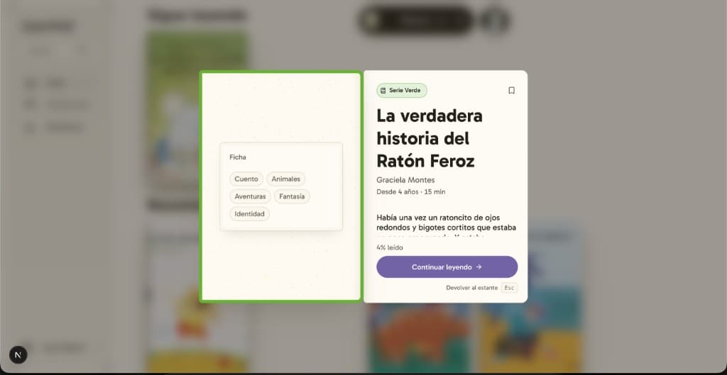 Ficha de La verdadera historia del Ratón Feroz, con temas, avance y Continuar leyendo